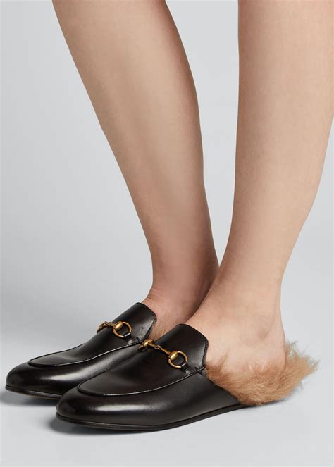 street style gucci princetown mule|gucci princetown mule with fur.